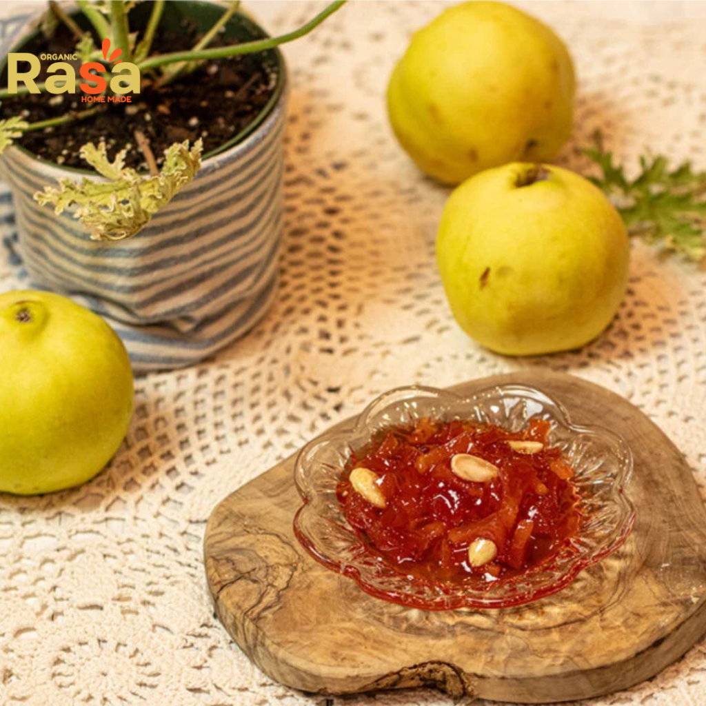 quince saffron honey