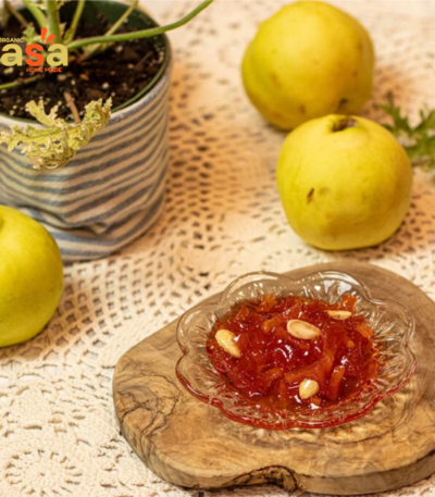 quince saffron honey