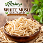 White Musli (Mosli Safaid) 🌿 Organic  – Chlorophytum borivilianum - Best and Pure Organic Premium Botanical Roots | Traditional Plant Heritage | Rasa.pk